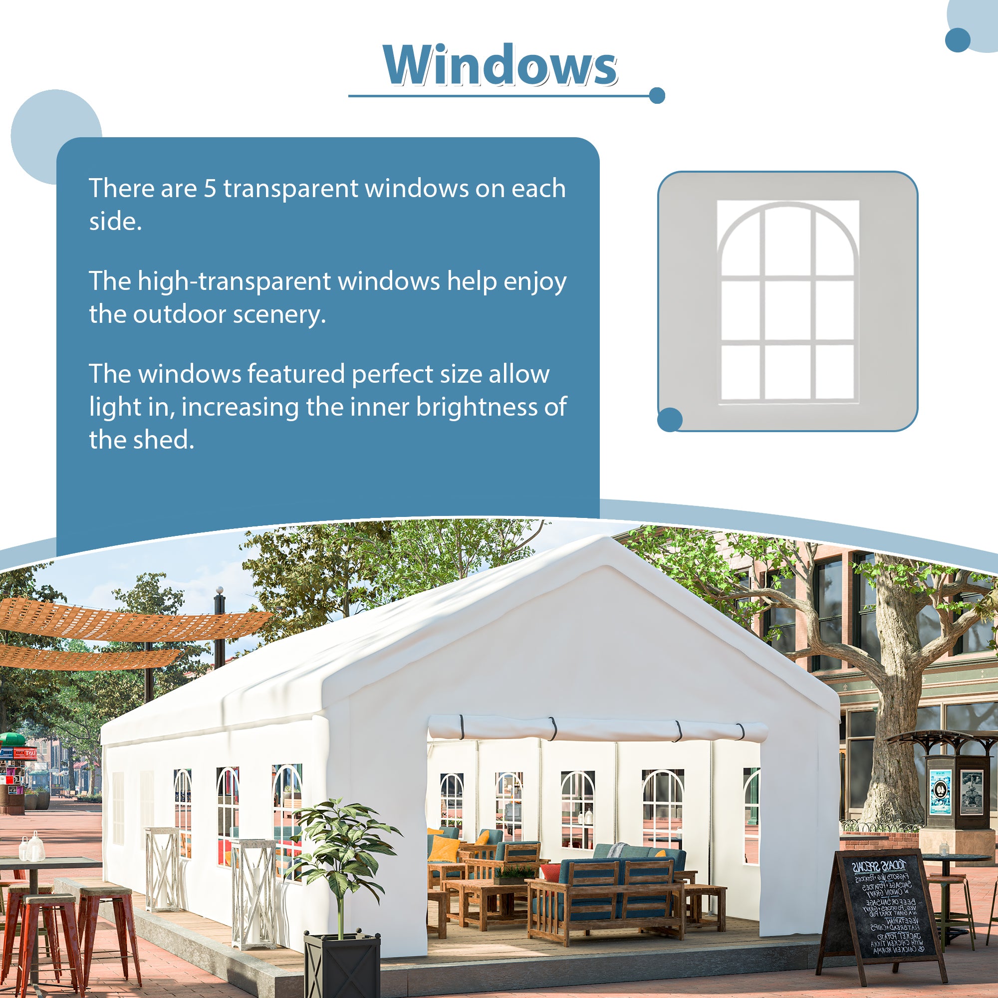 16x32FT Heavy Duty Party Tent