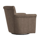 Westly Faux Leather Swivel Accent Chair