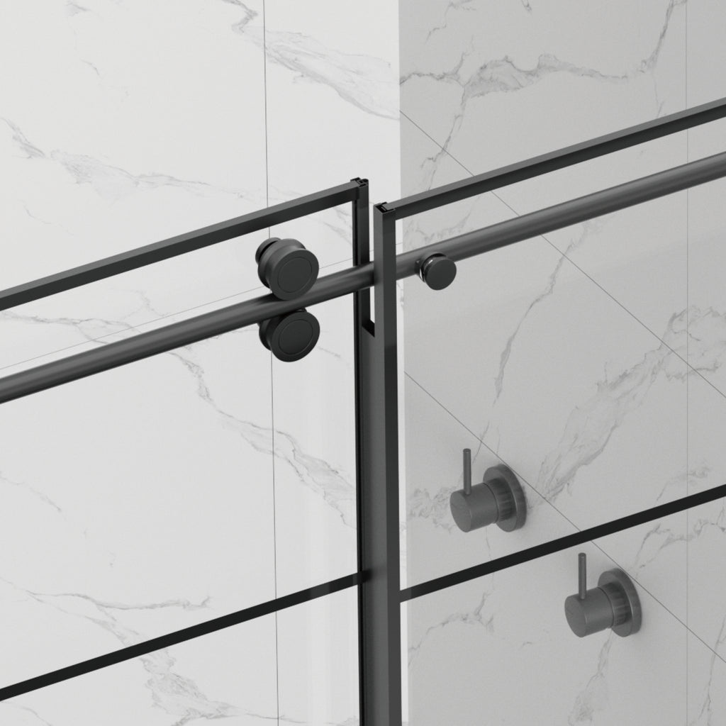 Adjustable Matte Shower Doors