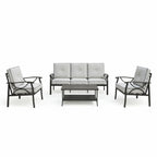 4-Piece Metal Patio Furniture Set