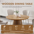 Wooden Round Dining Table