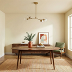 Jewel Four Lights Modern Farmhouse Chandelier