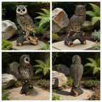 Simulated Owl Resin Garden Statue