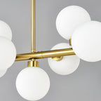 75.6'' Large Pendant Lamp with Opal Glass Shade