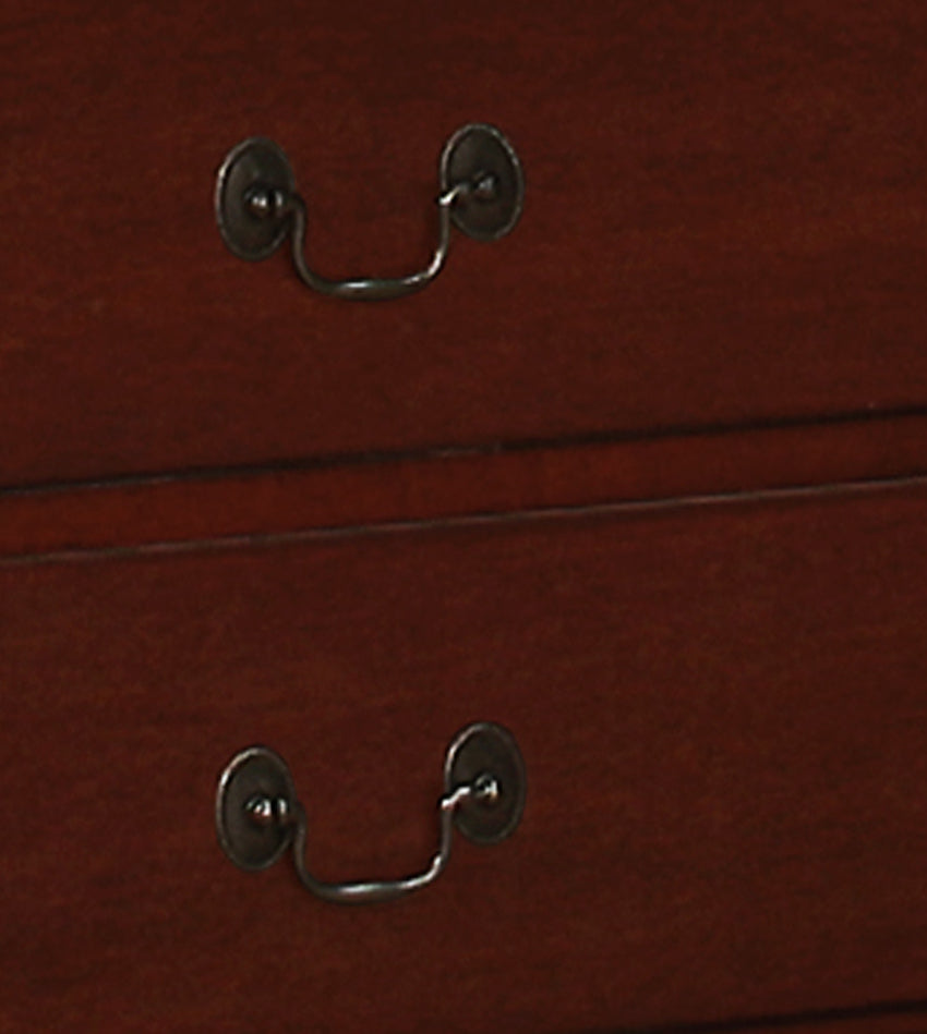 Elegant Cherry Wood Armoire