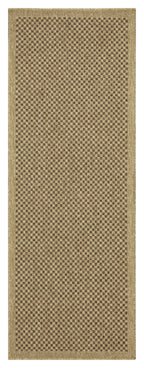 Earth GC_NTL1005 Jute/Mocha 5 ft. 3 in. x 7 ft. 3 in. Indoor/Outdoor Area Rug