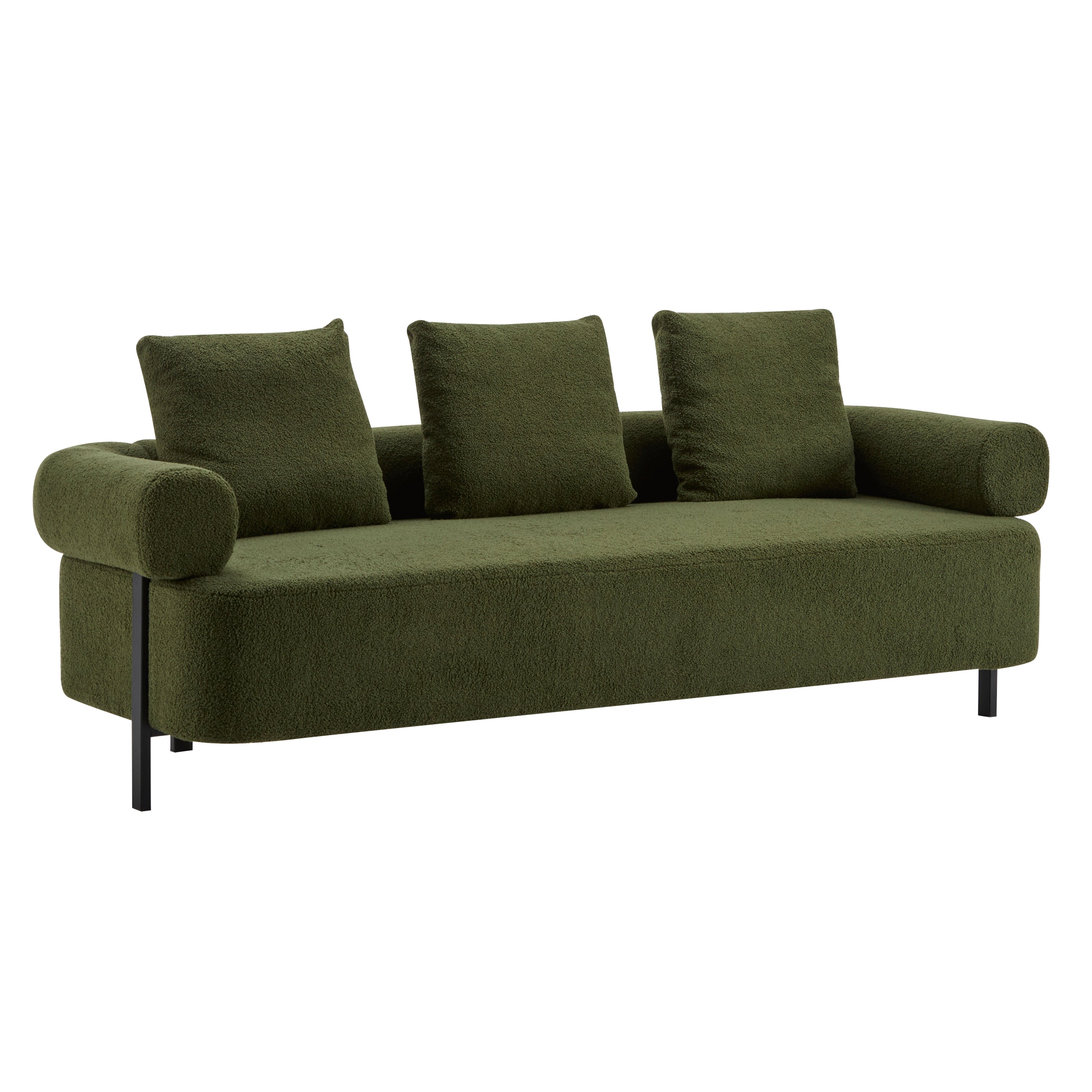78" Modern 3-Seater Sofa