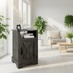 16" Dark Grey Farmhouse Nightstand