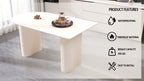 63" Modern MDF Dining Table