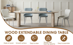 Wood Extendable Dining Table