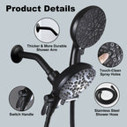 High Pressure 3-Way Rainfall Combo Showerhead