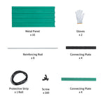 2-Pack 93.7"x31.5"x32.3" Raised Garden Bed