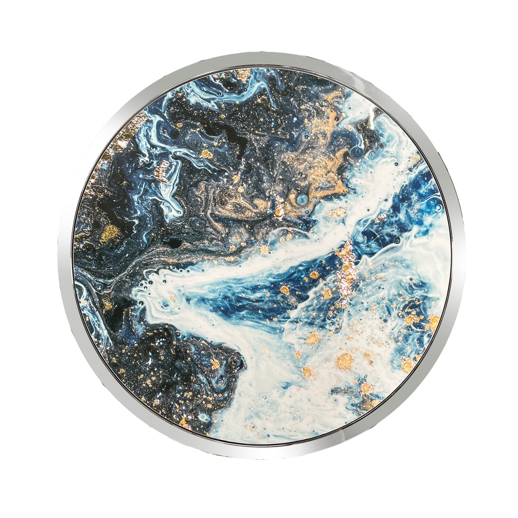 Lyda Round Glass Top Table