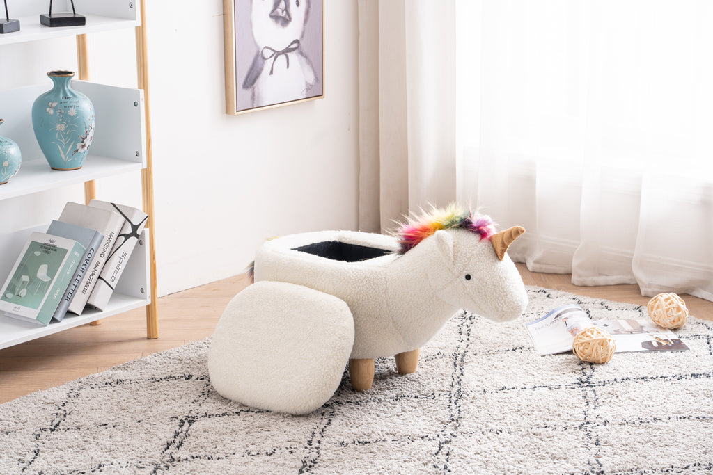 Uma the Unicorn Storage Ottoman