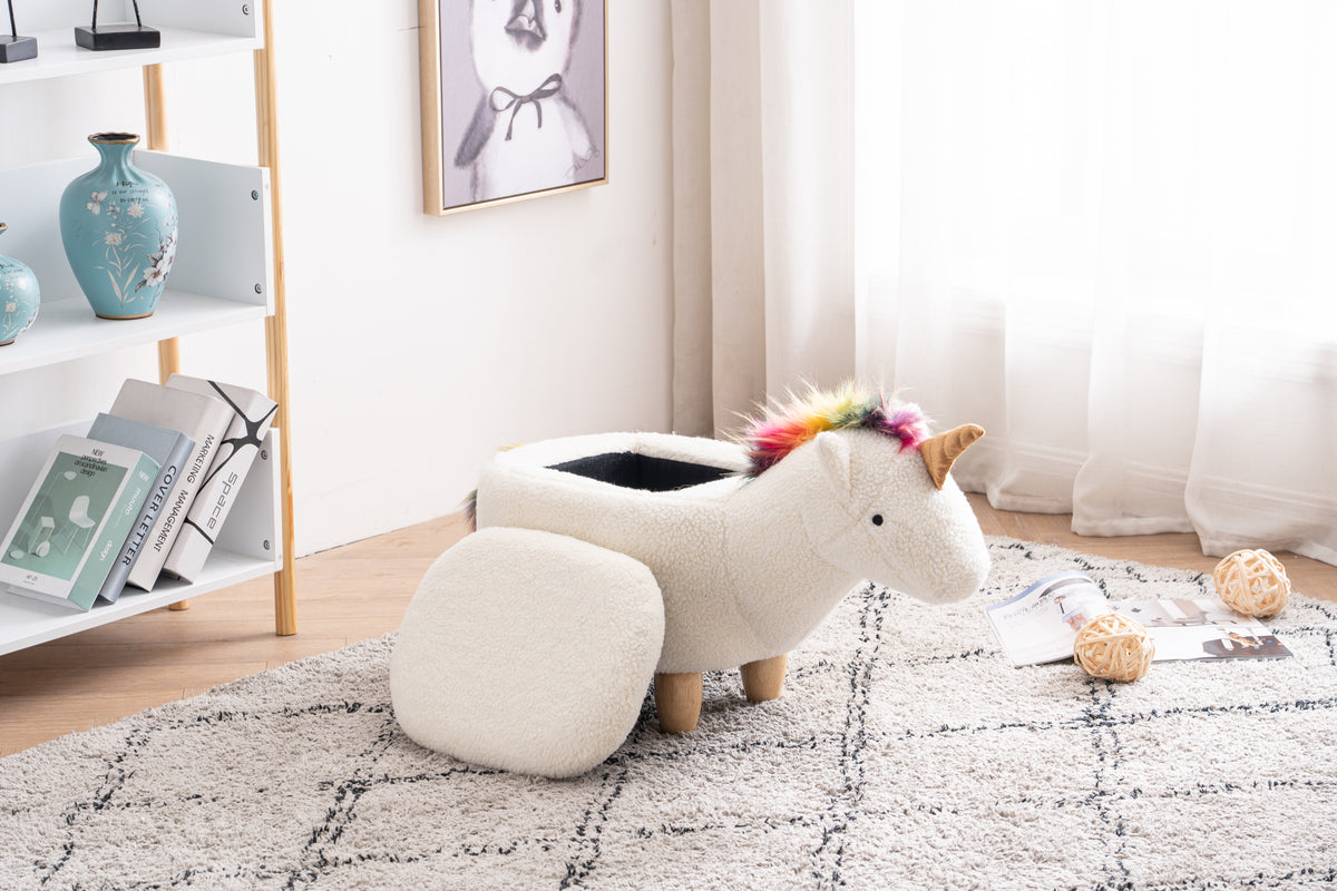 Uma the Unicorn Storage Ottoman