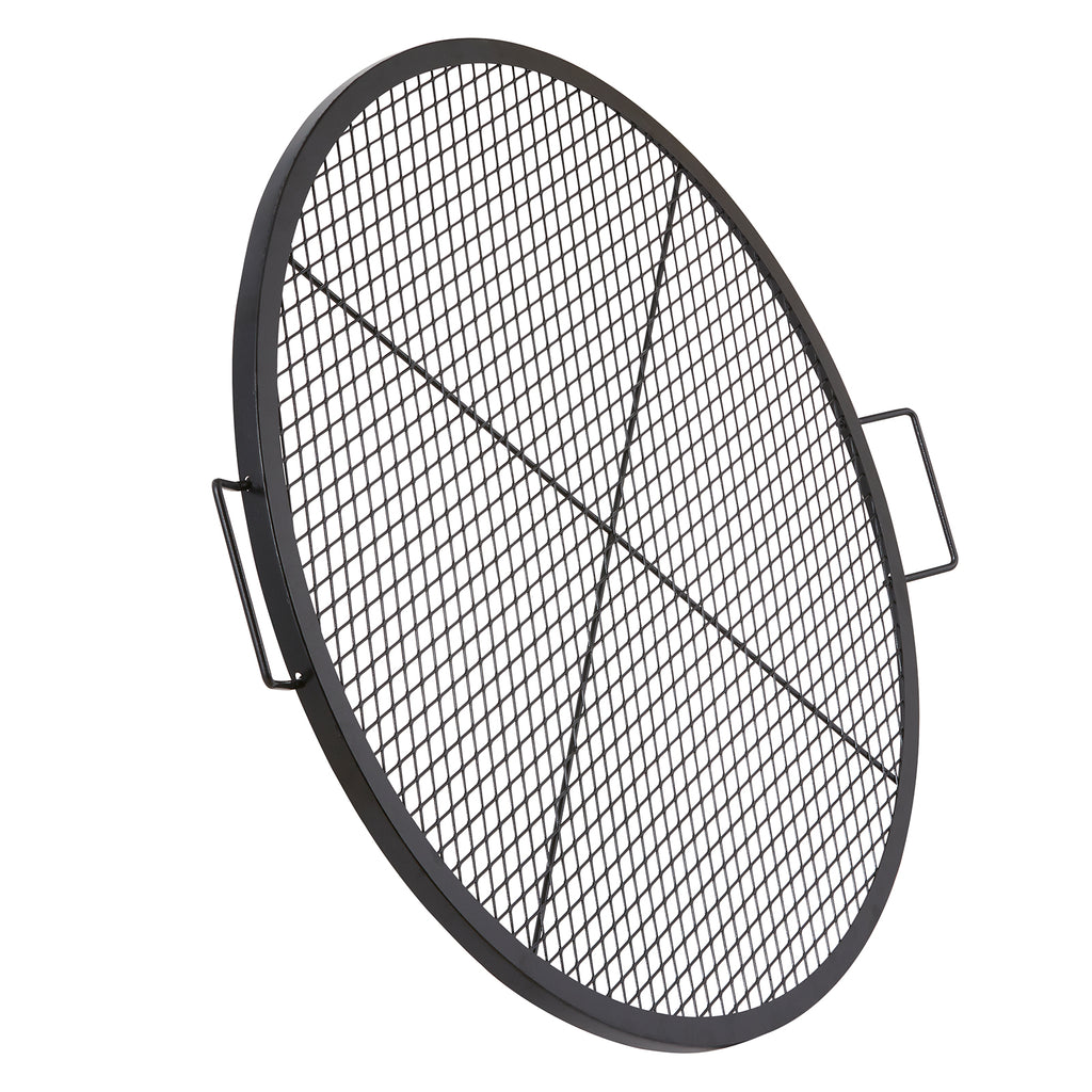 X-Marks Fire Pit Grill Grate - Round Cooking Grate - 36 Inch