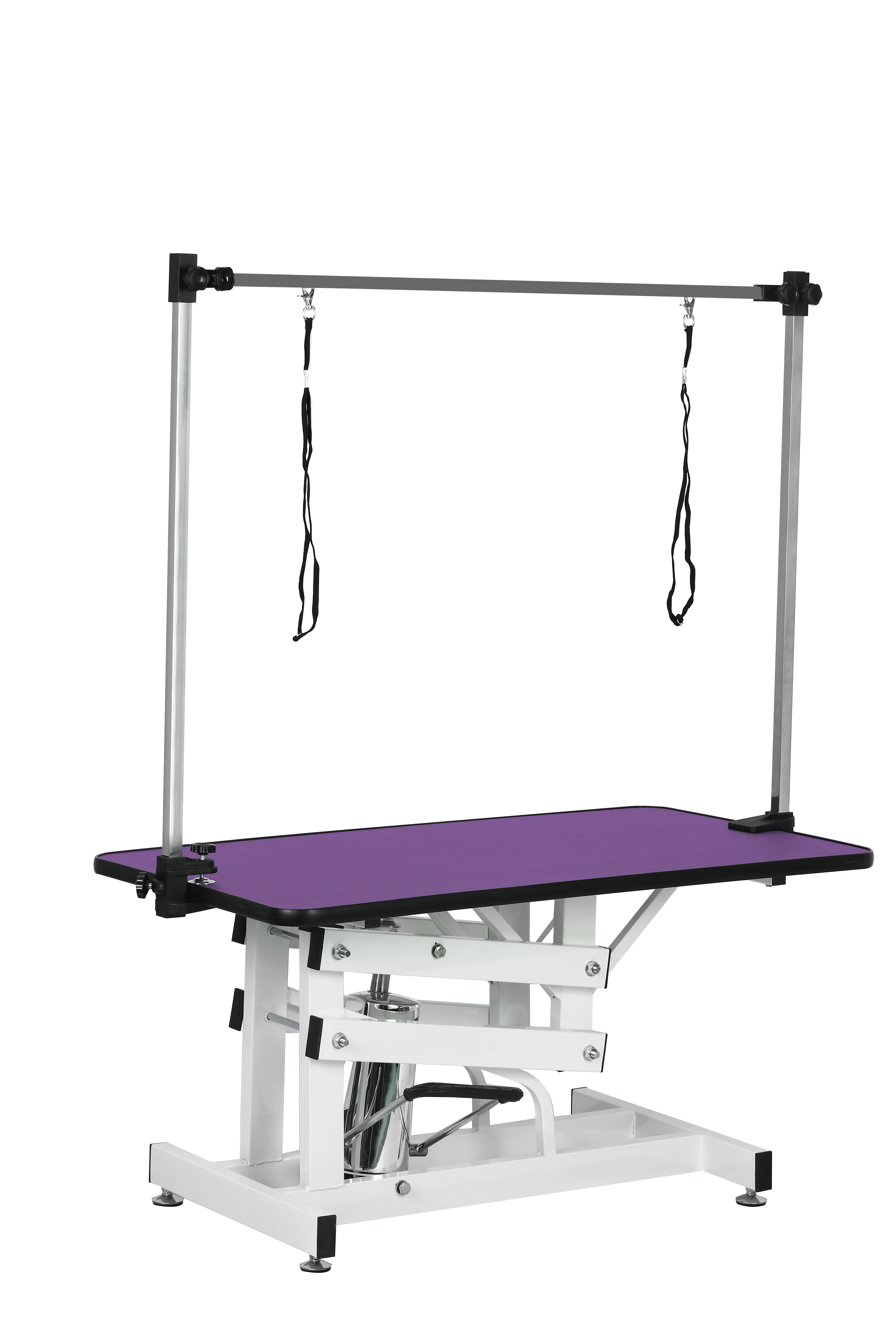 42.5-Inch Hydraulic Pet Grooming Table With "H" Arm