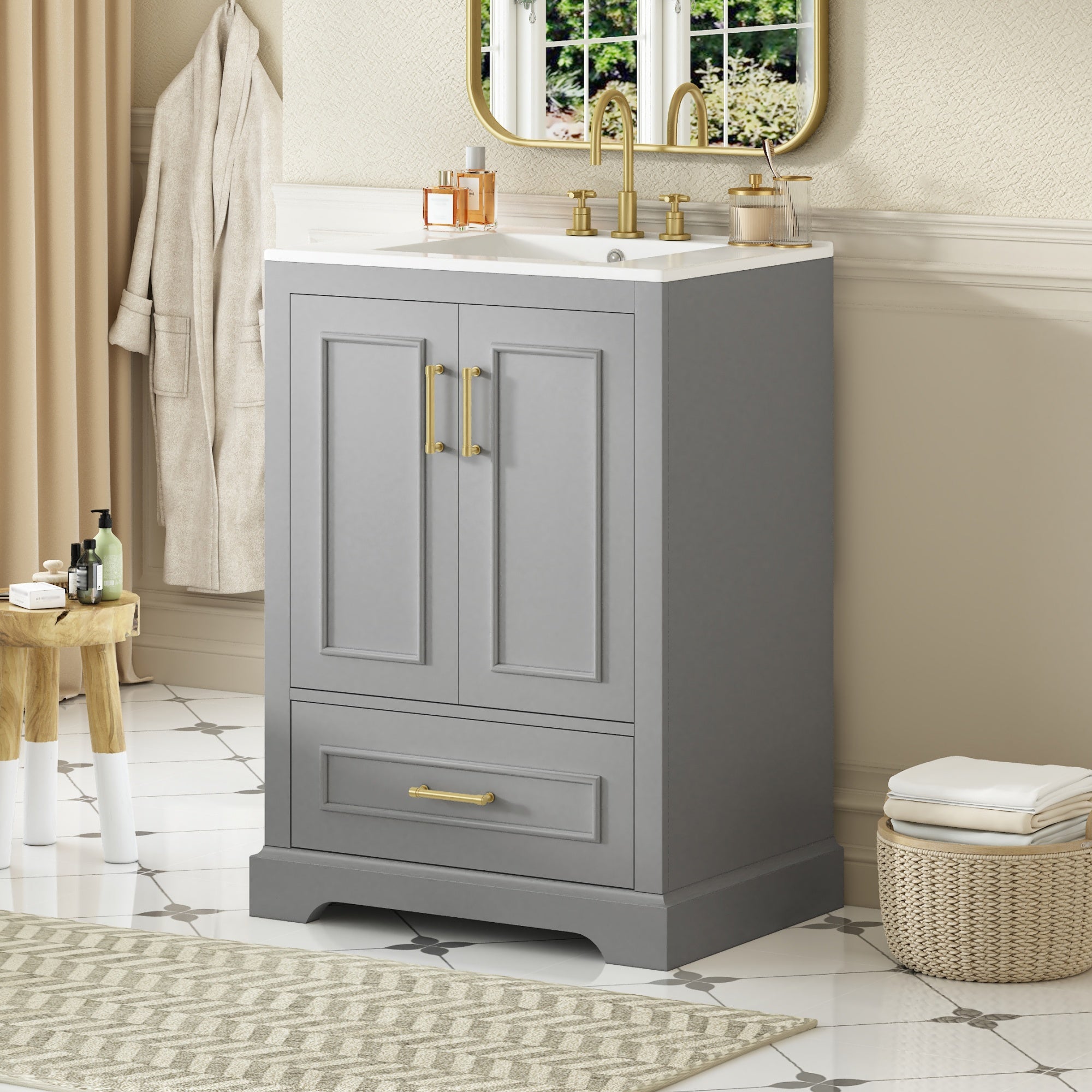 24" Bathroom Vanity with Sink