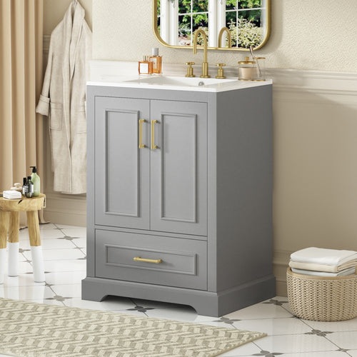 24" Bathroom Vanity with Sink