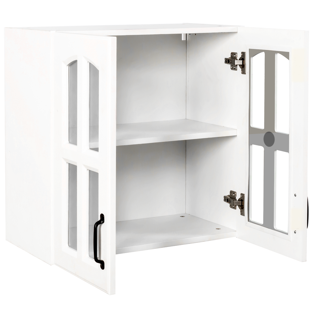 Wall Cabinet with Glass Doors