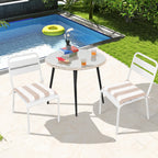 4PCS Outdoor Patio Seat Cushion Replacement Set in Khaki