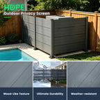 50" W x 49" H Outdoor Privacy Screen