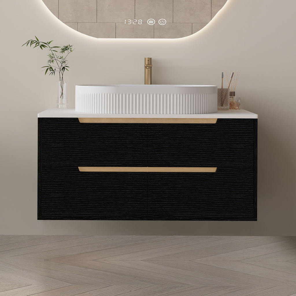 36 Inch Bathroom Vanity with Ceramic Integrated Sink