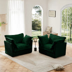 Set of 2 Slipcovered Armchairs
