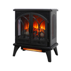 24 Inch 3D Flame Electric Infrared Quartz Fireplace Stove
