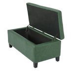 Storage Ottoman with Flip-Top Lid