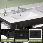 30'' Wall Mounted Bathroom Vanity