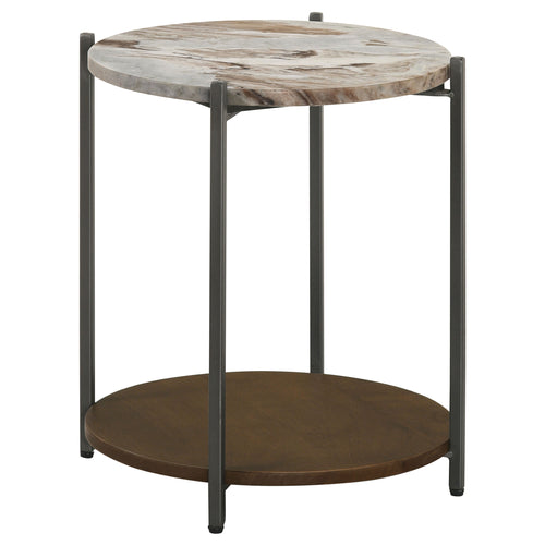 Bleskin Oval Side Table