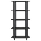 4-Tier Wooden Open Bookcase