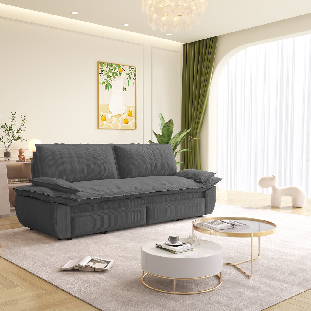 3-in-1 Convertible Sleeper Sofa Bed