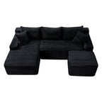 106.3" U-Shaped Cloud Sectional Sofa
