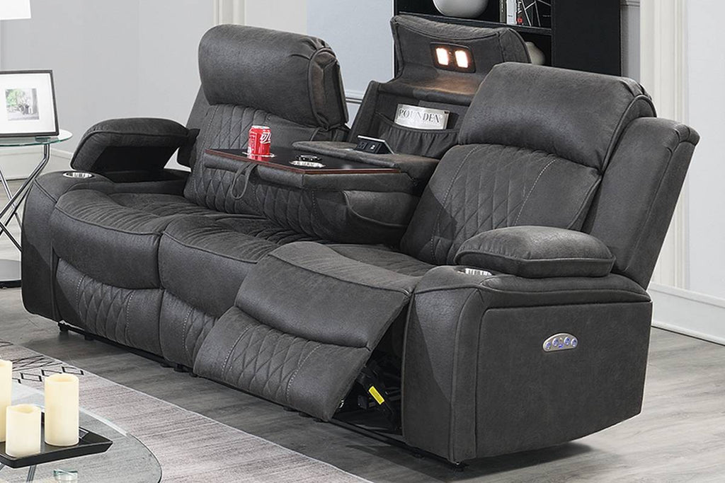 Modern Elegant Power Motion 2pc Living Room Set