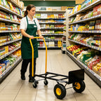 Dual Purpose Hand Truck Dolly Cart with Swivel Wheels