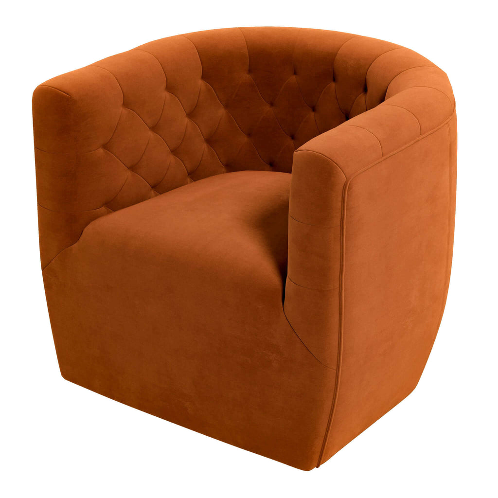 Delaney Burnt Accent Chair