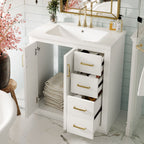 30'' Bathroom Vanity with Ceramic Sink Combo