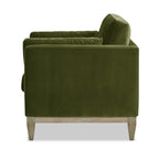 Knox 36" Modern Farmhouse Arm Chair, Olive