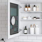 20'' W x 26'' H Surface Frameless Mirror Medicine Cabinet
