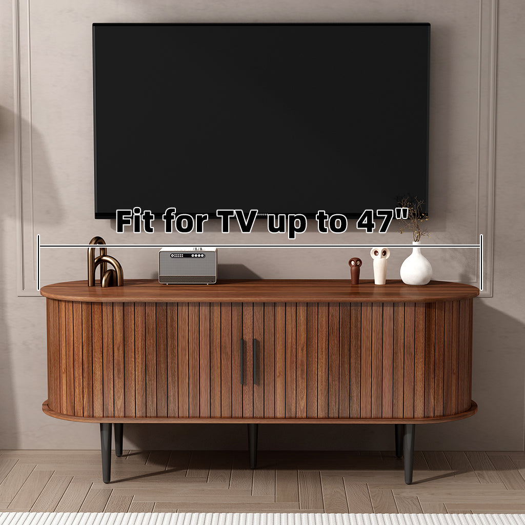 47" Modern TV Stand with Storage Compartment