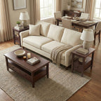 Warm Shaker Narrow Side Table