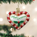 Peppermint Heart Ornament