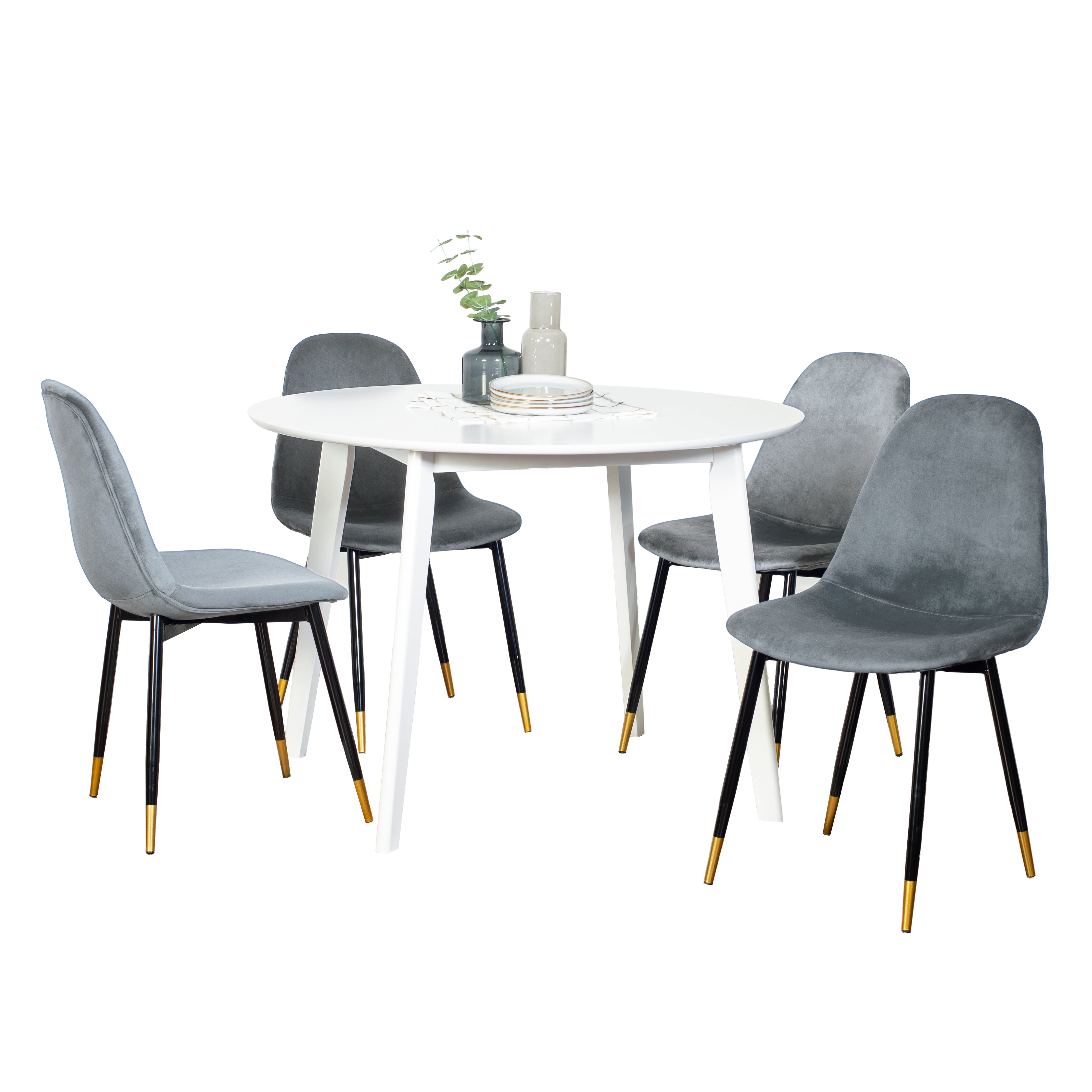 Lassan Contemporary 5-Piece Dining Set