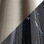 65" Contemporary Metal Floor Lamp in Plated Nickel