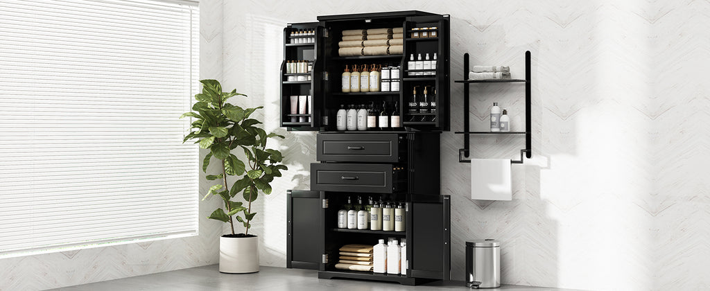Storage Cabinet with Multi-Functional Storage Space
