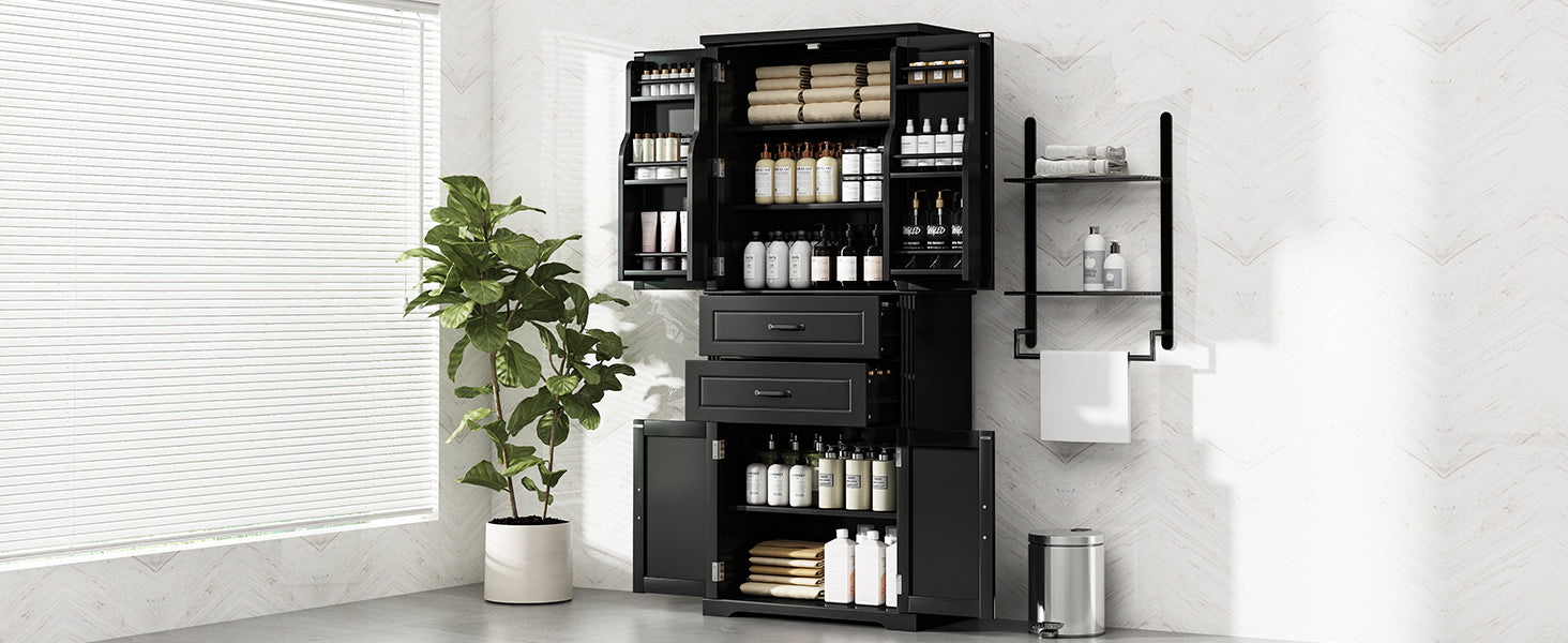 Storage Cabinet with Multi-Functional Storage Space