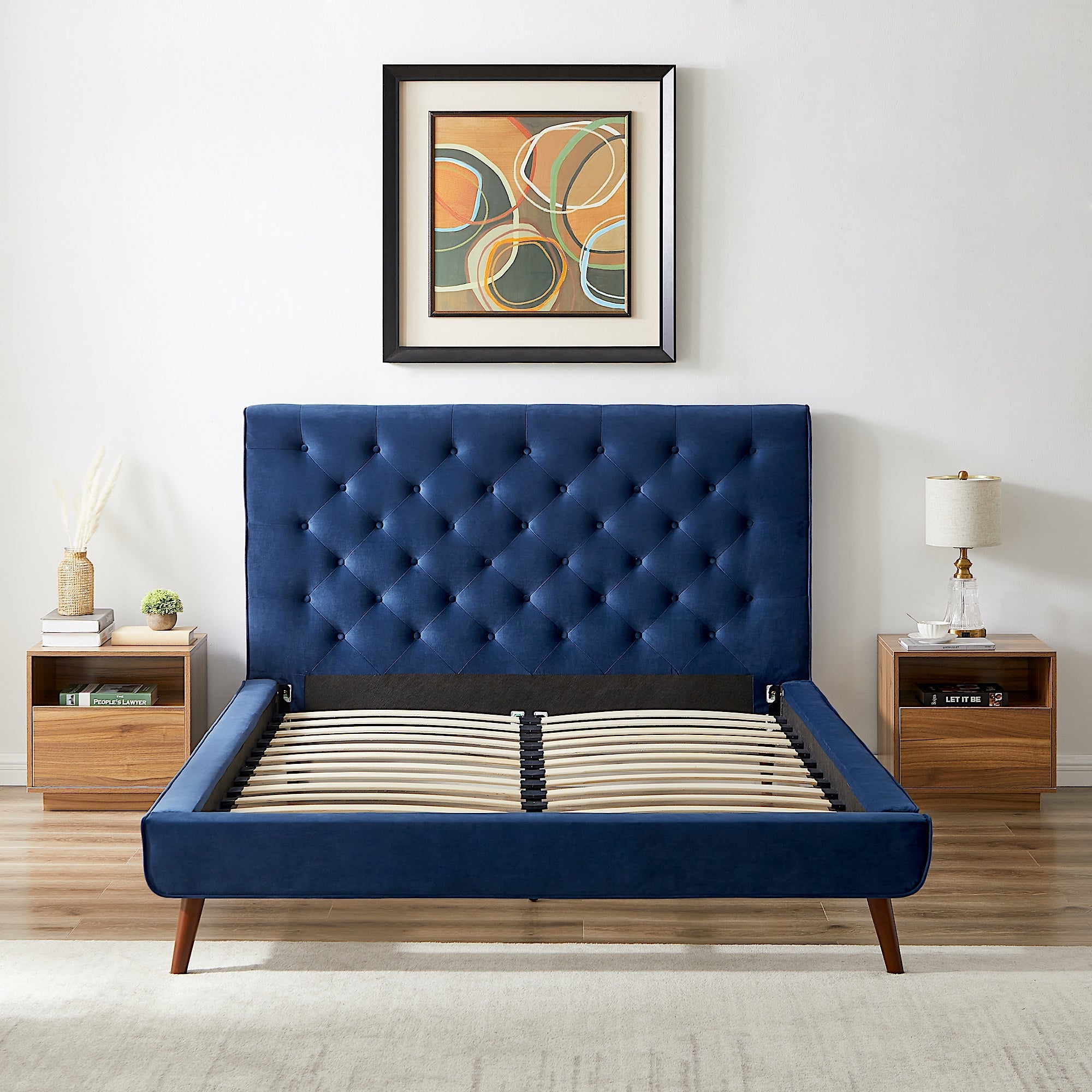 Dillon Mid-Century Modern Platform Bed