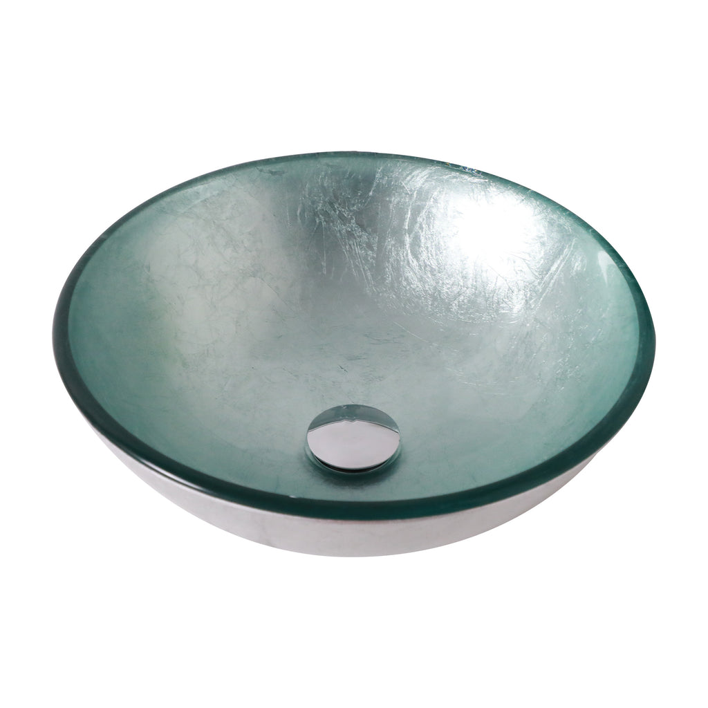 Bathroom Artistic Tempered Glass Vessel Sink